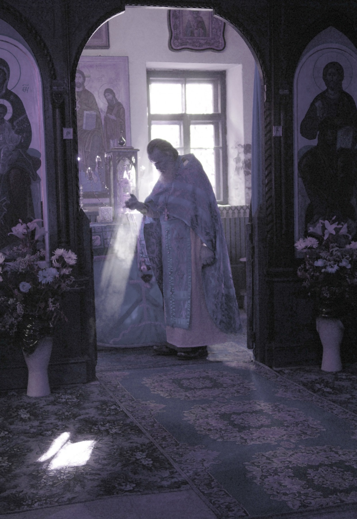 В Ильинском приделе церкви свв. Жен Мироносиц